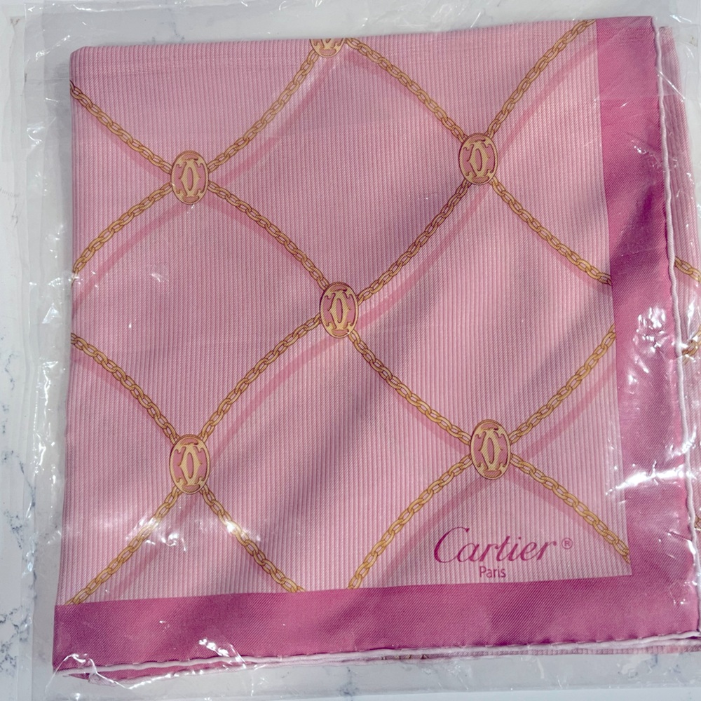Cartier silk scarf